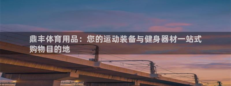 欧陆娱乐登录测速怎么关闭:鼎丰体育用品:您的运动装备与健身器